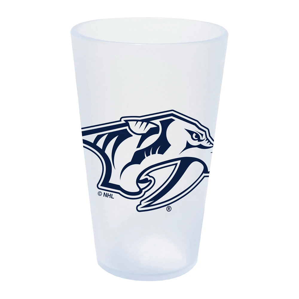 WinCraft Nashville Predators 16oz. Icicle Silicone Pint Glass