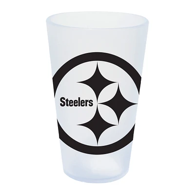 WinCraft Pittsburgh Steelers 16oz. Icicle Silicone Pint Glass