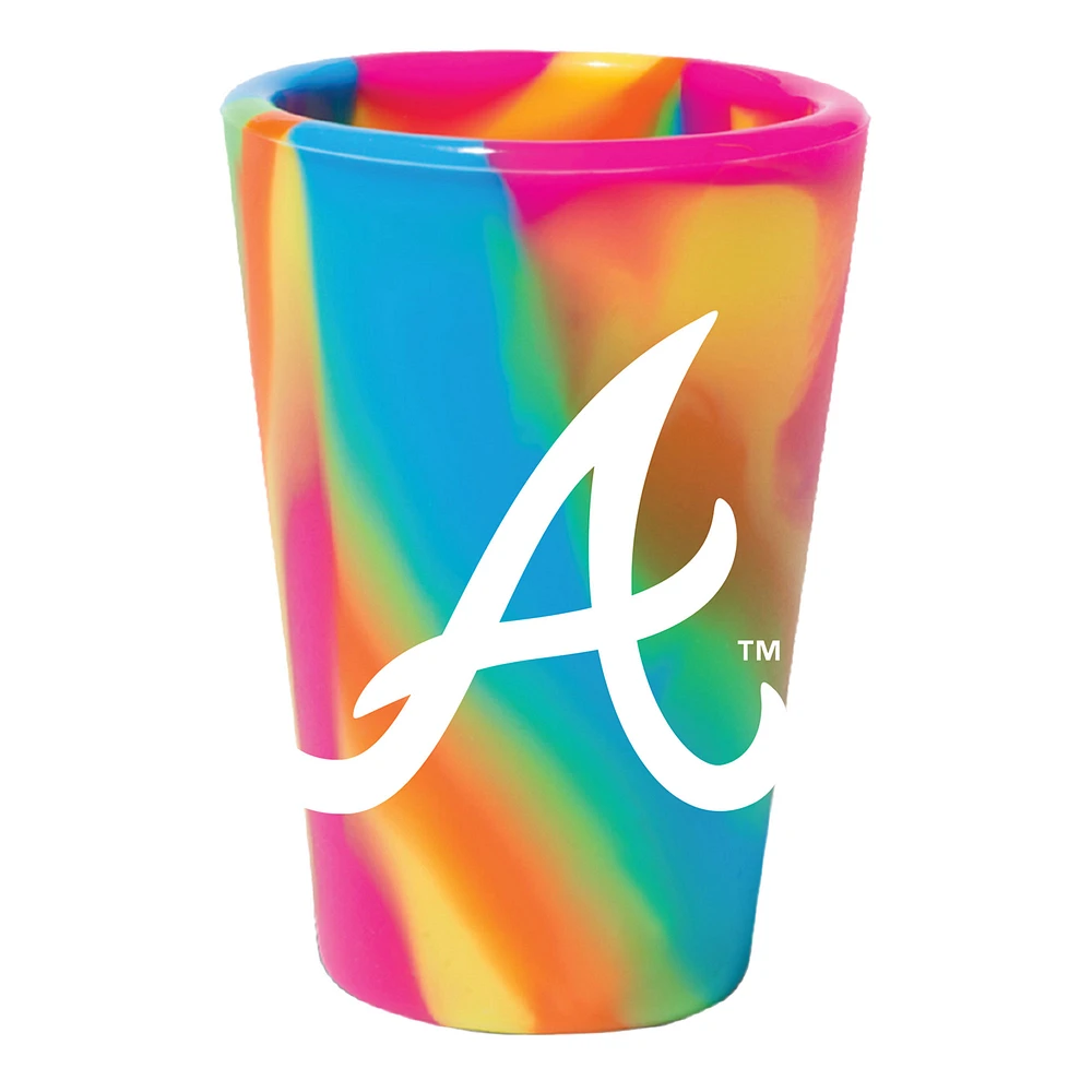 WinCraft Atlanta Braves 1.5oz. Hippie Hop Silicone Shot Glass