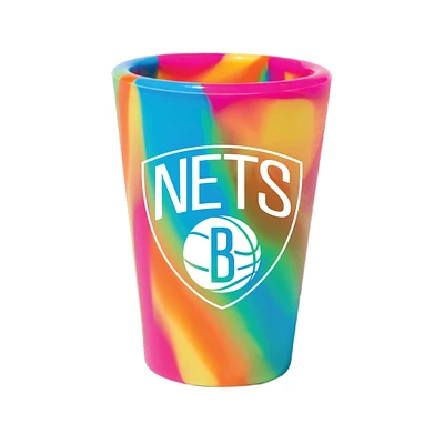 WinCraft Brooklyn Nets 1.5oz. Hippie Hop Silicone Shot Glass