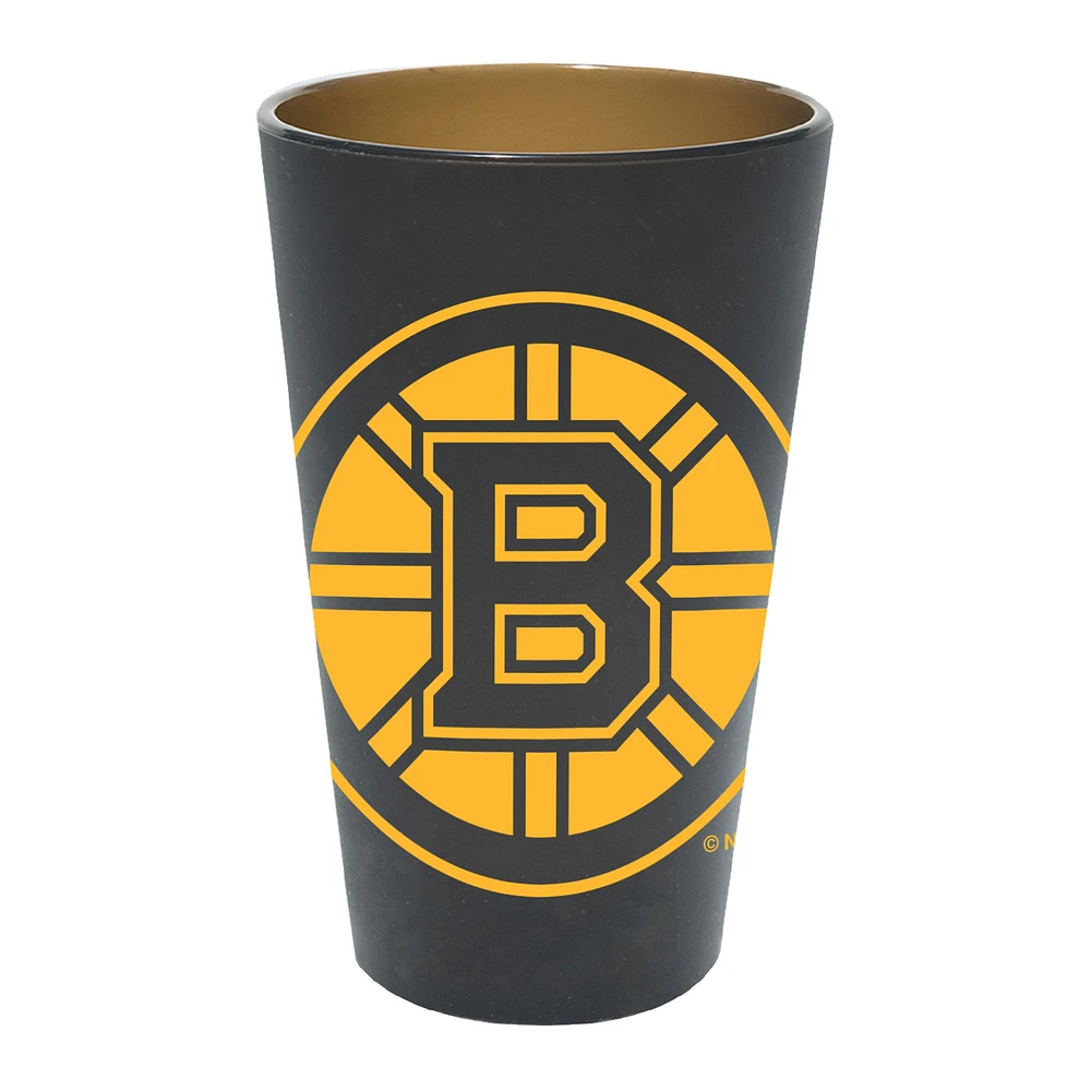 WinCraft Boston Bruins 16oz. Team Color Silicone Pint Glass