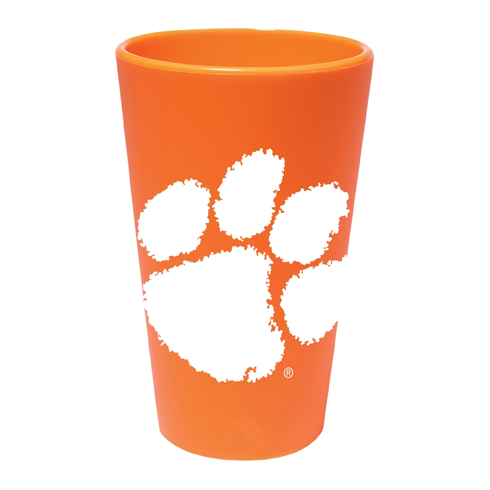 WinCraft Clemson Tigers 16oz. Team Color Silicone Pint Glass