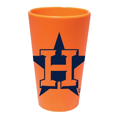 WinCraft Houston Astros 16oz. Team Color Silicone Pint Glass