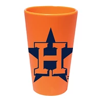 WinCraft Houston Astros 16oz. Team Color Silicone Pint Glass