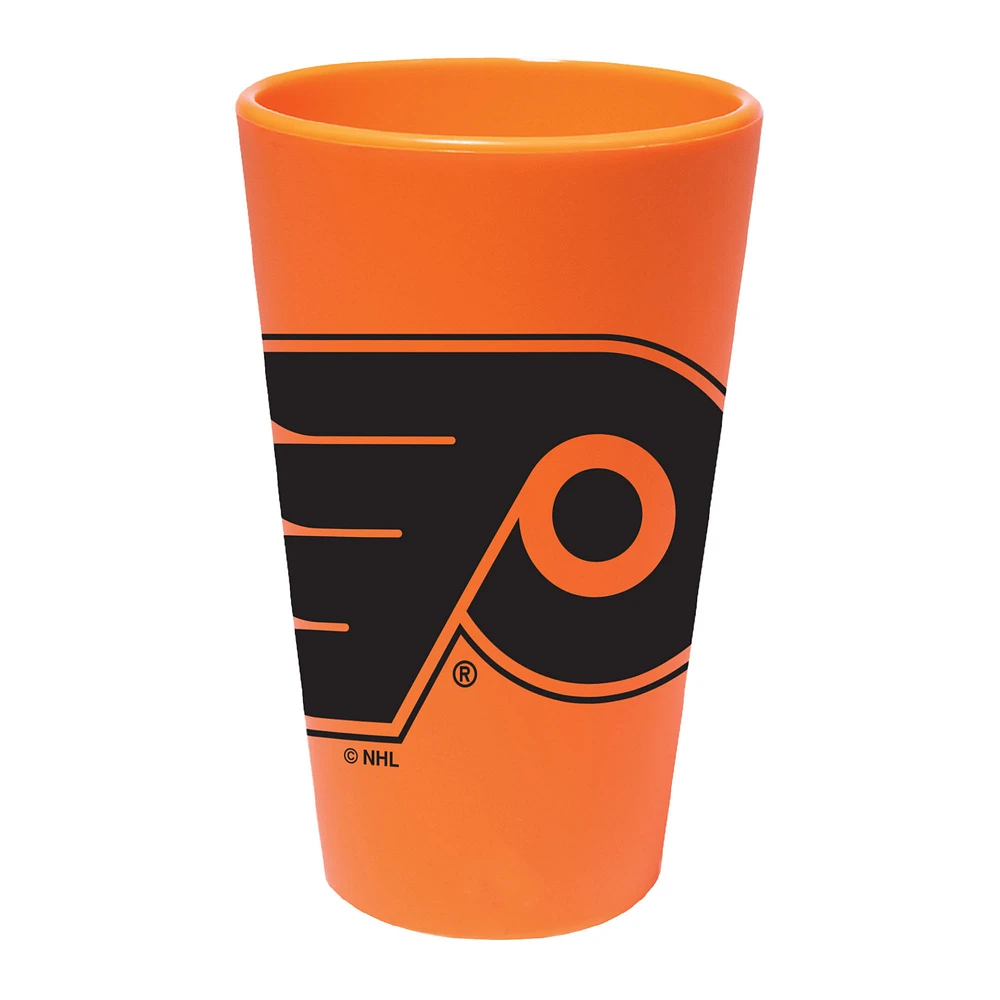 WinCraft Philadelphia Flyers 16oz. Team Color Silicone Pint Glass