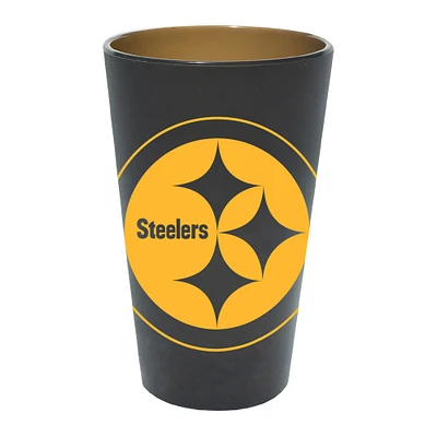 WinCraft Pittsburgh Steelers 16oz. Team Color Silicone Pint Glass