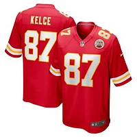 Men's Nike Travis Kelce Red Kansas City Chiefs Game Jersey