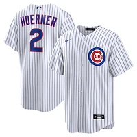 Men's Nike Nico Hoerner White Chicago Cubs Replica Player Jersey