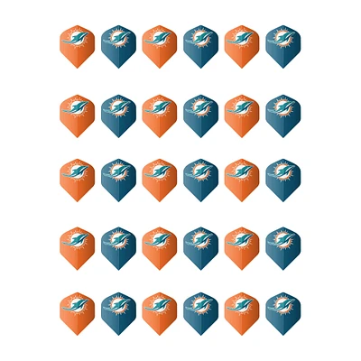 Imperial  Miami Dolphins Ten-Pack Fan's Choice Flight Set
