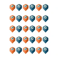 Imperial  Miami Dolphins Ten-Pack Fan's Choice Flight Set