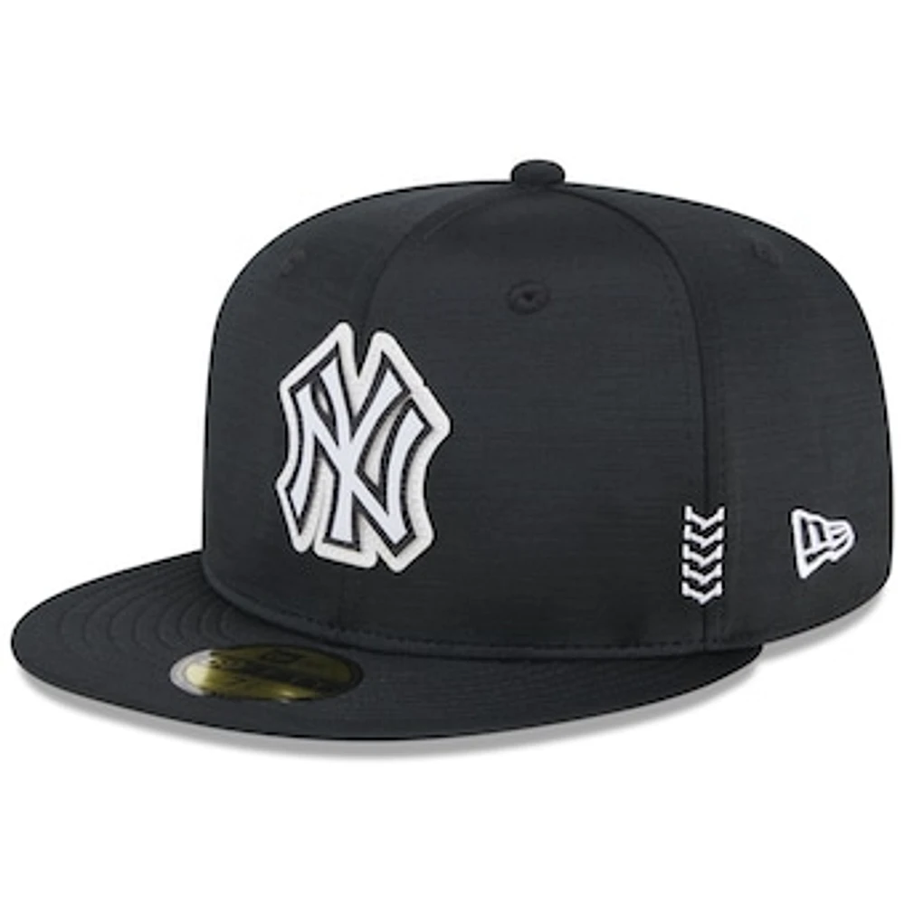 Men's New Era  Black York Yankees 2024 Clubhouse 59FIFTY Fitted Hat