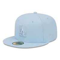 Men's New Era Light Blue Los Angeles Dodgers Spring Color 59FIFTY Fitted Hat