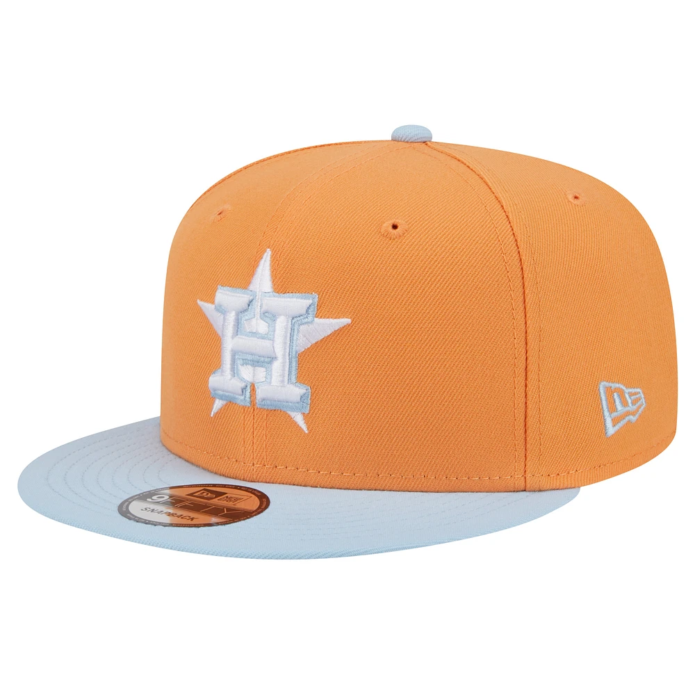 Men's New Era Houston Astros Spring Color Two-Tone 9FIFTY Snapback Hat