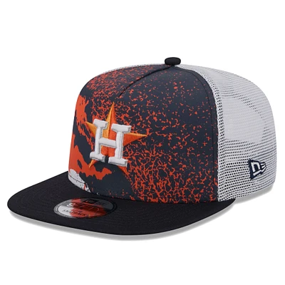 Men's New Era Navy Houston Astros Court Sport 9FIFTY Snapback Hat