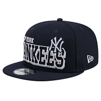 Men's New Era Navy New York Yankees Game Day Bold 9FIFTY Snapback Hat