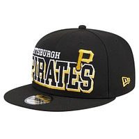 Men's New Era Black Pittsburgh Pirates Game Day Bold 9FIFTY Snapback Hat