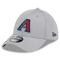 Men's New Era Gray Arizona Diamondbacks Active Pivot 39THIRTY Flex Hat