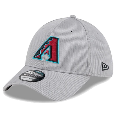 Men's New Era Gray Arizona Diamondbacks Active Pivot 39THIRTY Flex Hat