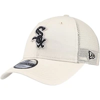 Men's New Era Stone Chicago White Sox Game Day 9TWENTY Adjustable Trucker Hat