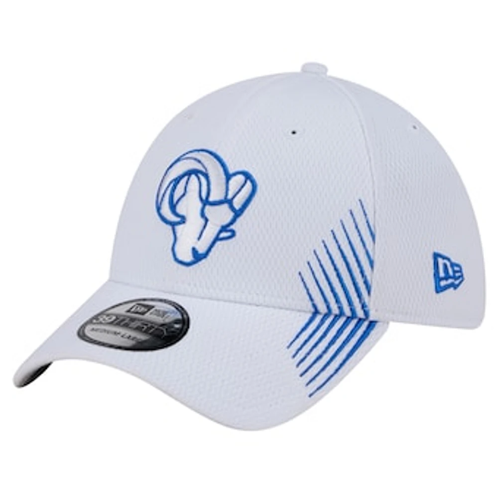 Men's New Era White Los Angeles Rams Active 39THIRTY Flex Hat