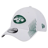 Men's New Era White York Jets Active 39THIRTY Flex Hat