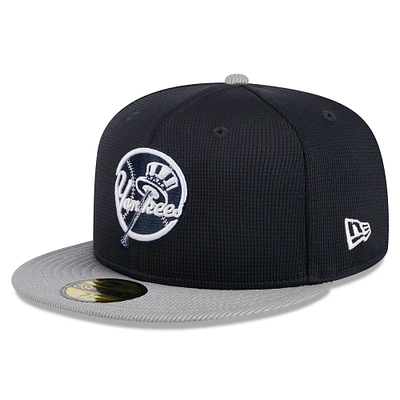 Men's New Era  Navy York Yankees 2024 Batting Practice 59FIFTY Fitted Hat