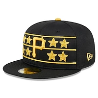 Men's New Era  Black Pittsburgh Pirates 2025 Batting Practice 59FIFTY Fitted Hat