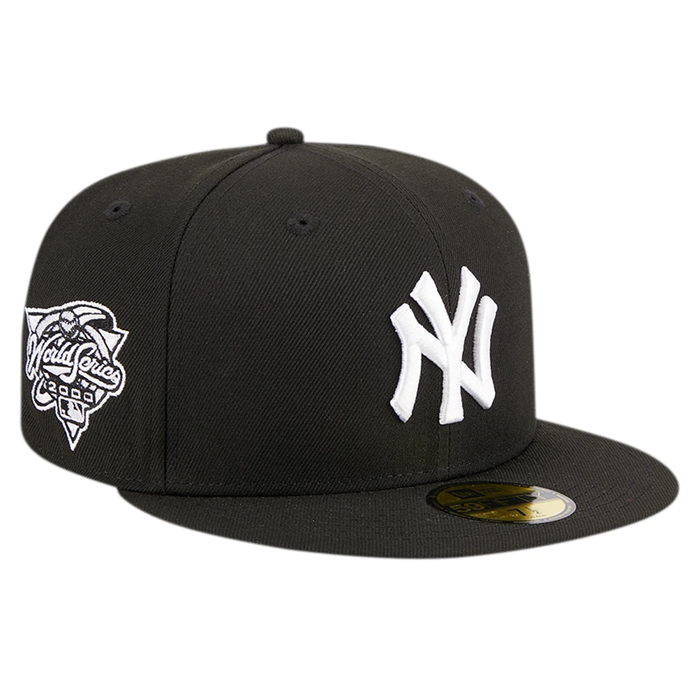 Men's New Era Black York Yankees Logo 59FIFTY Fitted Hat