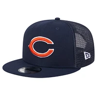 Men's New Era Navy Chicago Bears Main Trucker 9FIFTY Snapback Hat