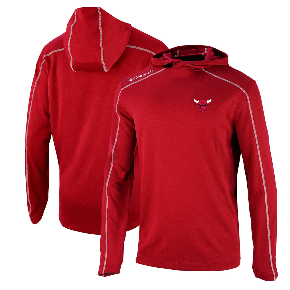 Men's Columbia Red Chicago Bulls Shotgun Pullover Hoodie