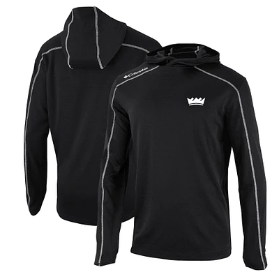Men's Columbia  Black Sacramento Kings Shotgun Pullover Hoodie