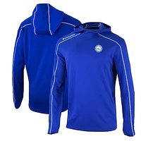 Men's Columbia  Blue Philadelphia 76ers Shotgun Pullover Hoodie