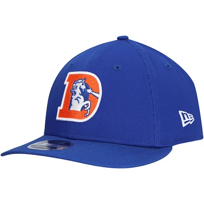 Men's New Era Royal Denver Broncos Main Low Profile 9FIFTY Snapback Hat