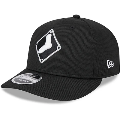 Men's New Era  Black Chicago White Sox 2024 Batting Practice Low Profile 9FIFTY Snapback Hat