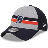 Youth New Era  Gray Detroit Tigers 2024 Batting Practice 9TWENTY Adjustable Hat