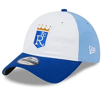 Men's New Era  White Kansas City Royals 2024 Batting Practice 9TWENTY Adjustable Hat