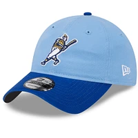 Men's New Era Light Blue Milwaukee Brewers 2025 Batting Practice 9TWENTY Adjustable Hat