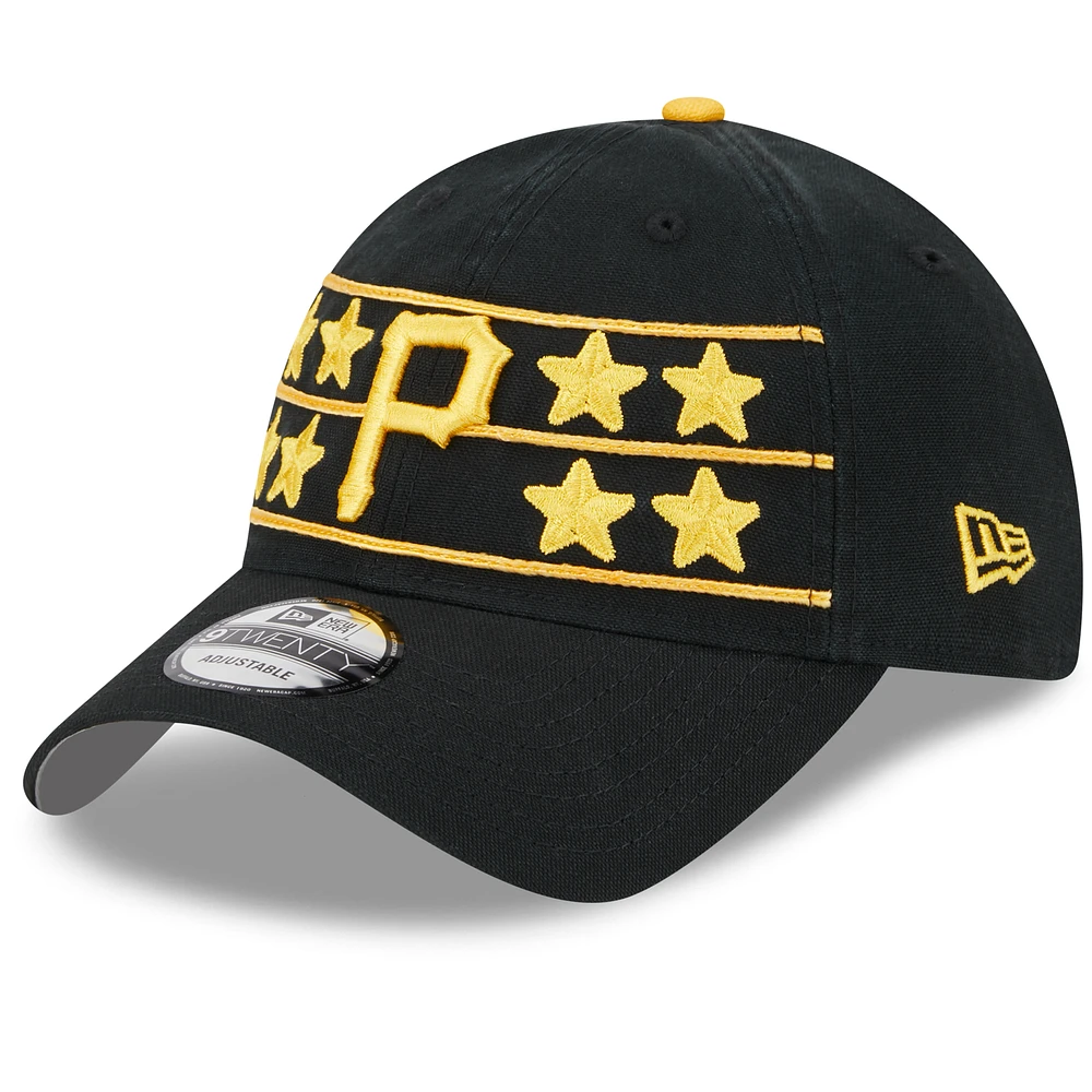 Men's New Era  Black Pittsburgh Pirates 2024 Batting Practice 9TWENTY Adjustable Hat