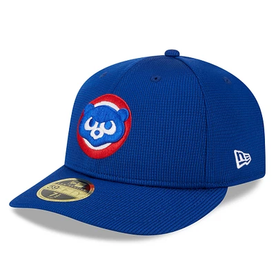 Men's New Era  Royal Chicago Cubs 2024 Batting Practice Low Profile 59FIFTY Fitted Hat