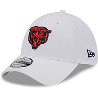 Men's New Era White Chicago Bears Main 39THIRTY Flex Hat