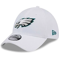 Men's New Era White Philadelphia Eagles Main 39THIRTY Flex Hat