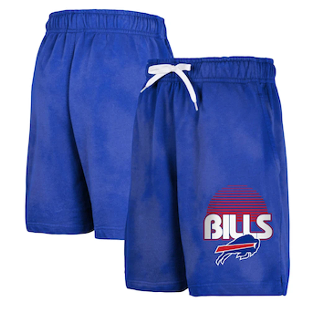 Youth Royal Buffalo Bills Beach Bum Sun-Bleached French Terry Shorts