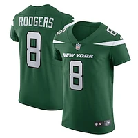 Men's Nike Aaron Rodgers Gotham Green New York Jets Alternate Vapor F.U.S.E. Elite Jersey