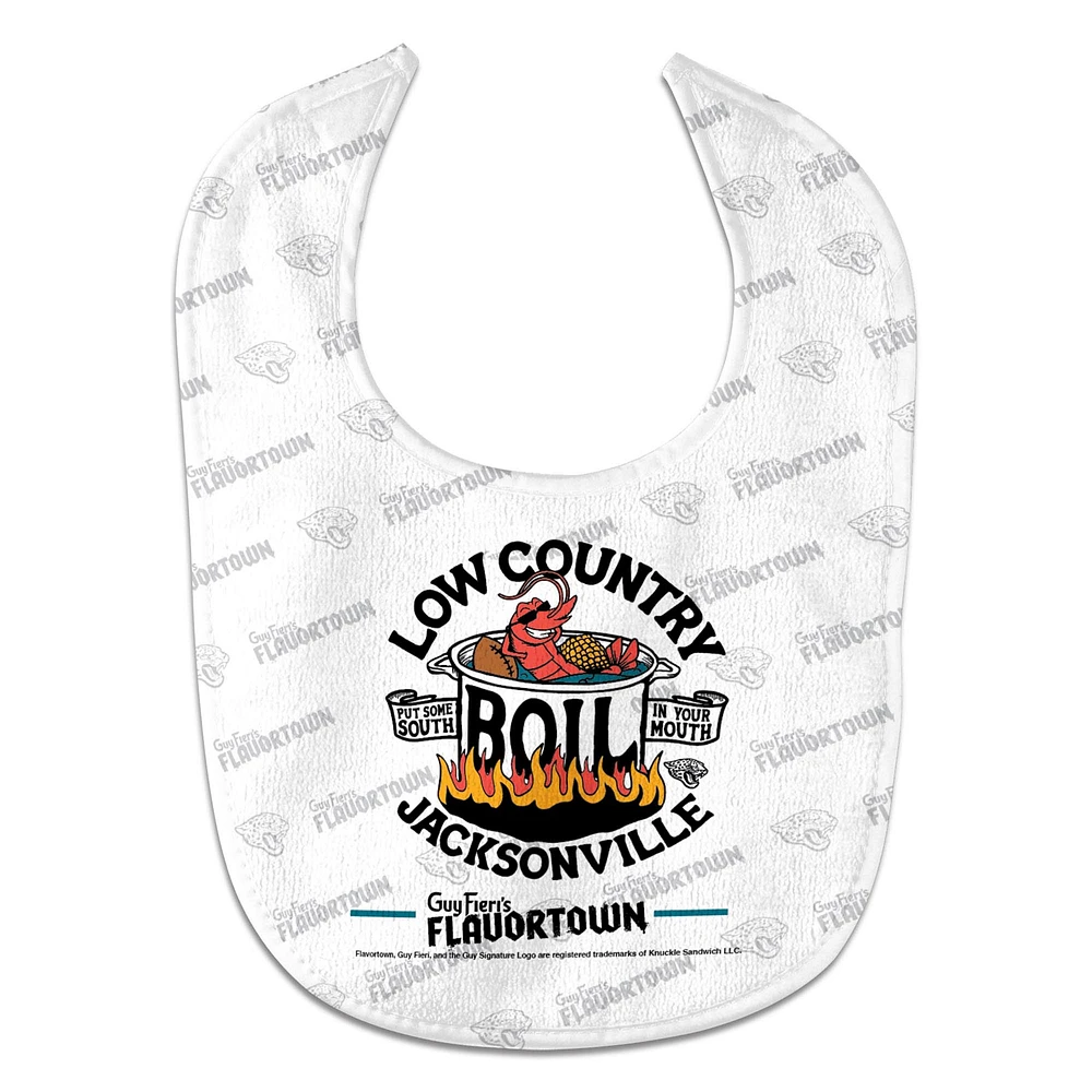 Infant WinCraft Jacksonville Jaguars NFL x Guy Fieri’s Flavortown All Pro Baby Bib