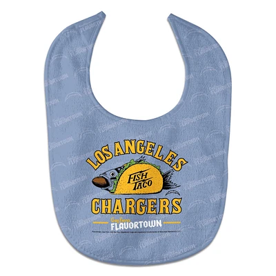 Infant WinCraft Los Angeles Chargers NFL x Guy Fieri’s Flavortown All Pro Baby Bib