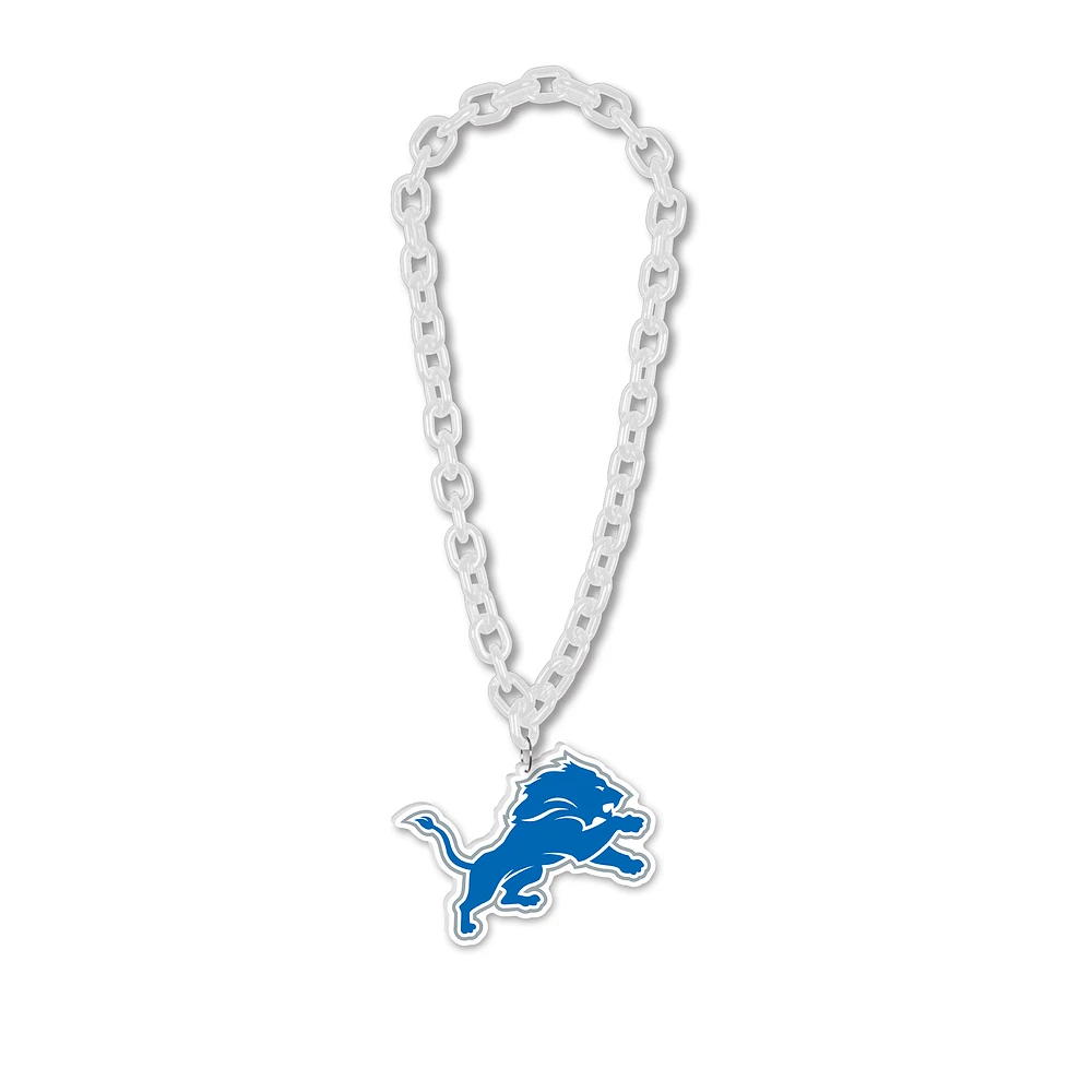 WinCraft Detroit Lions Big Chain Logo Plastic Necklace