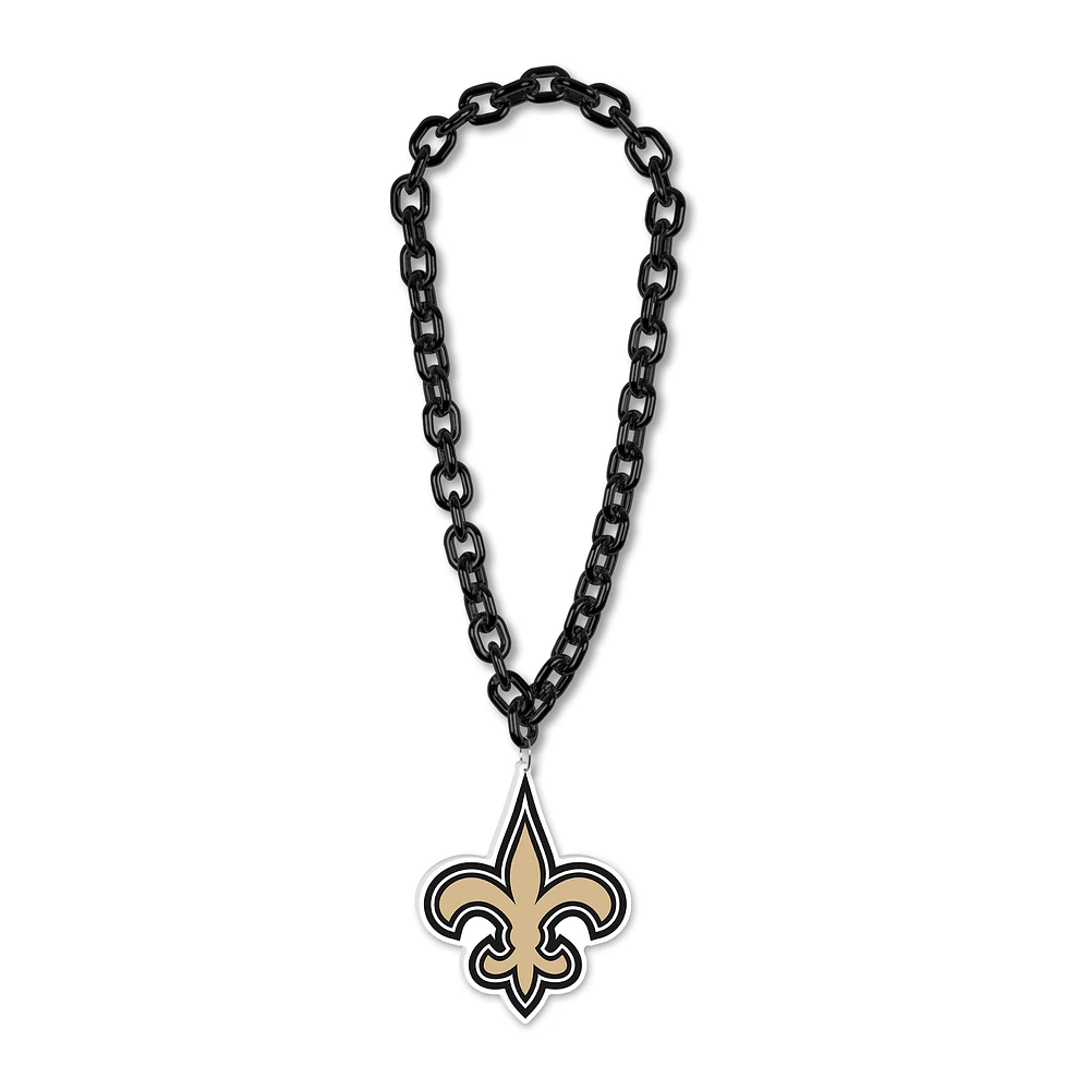 WinCraft New Orleans Saints Big Chain Logo Plastic Necklace