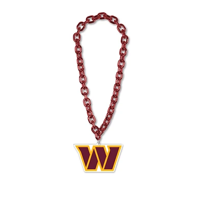 WinCraft Washington Commanders Big Chain Logo Plastic Necklace