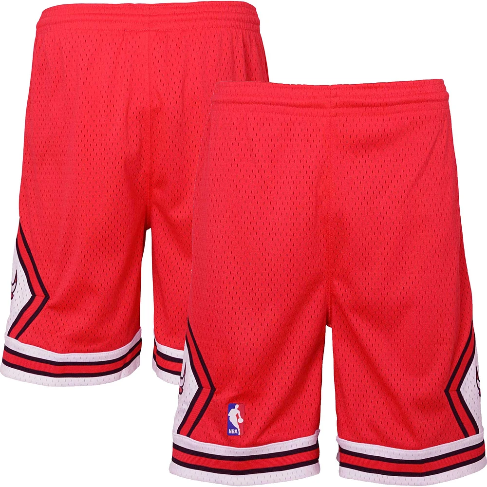 Youth Mitchell & Ness Chicago Bulls Hardwood Classics Swingman Shorts