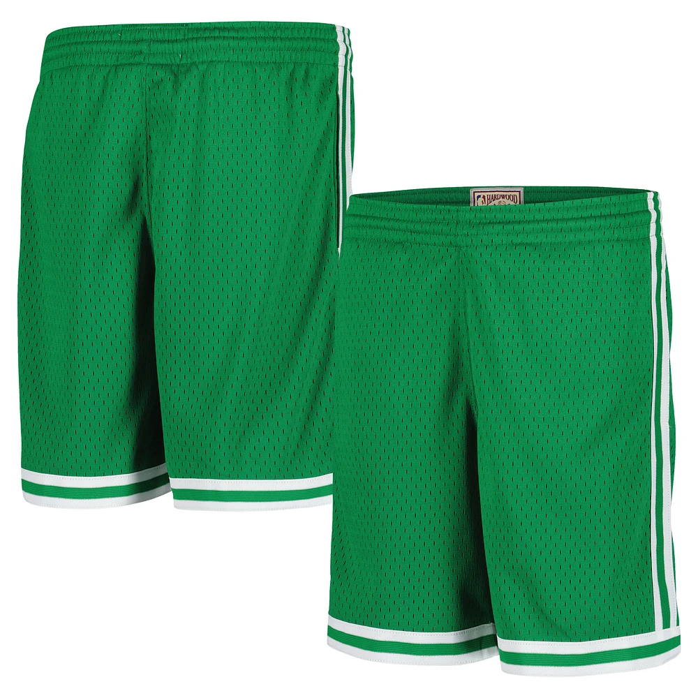 Youth Mitchell & Ness Green Boston Celtics Hardwood Classics Swingman Shorts